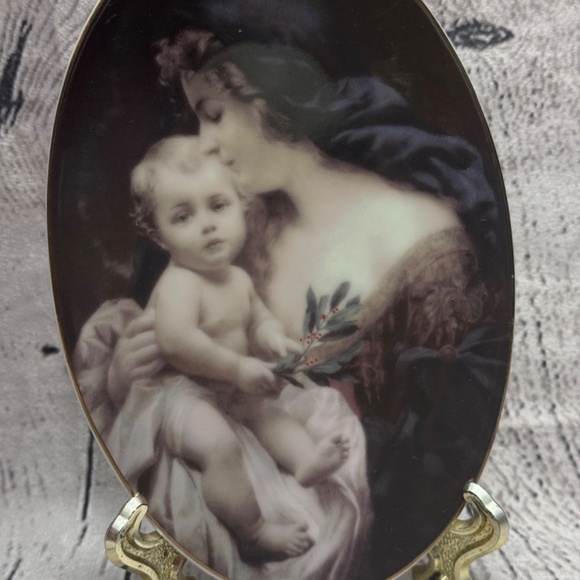 Decorative porcelain plate TBN - Picture 2 of 11